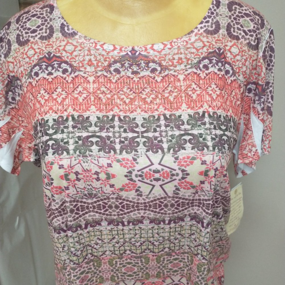 NWT One World Women's Plus Size 3X Fashion Blouse